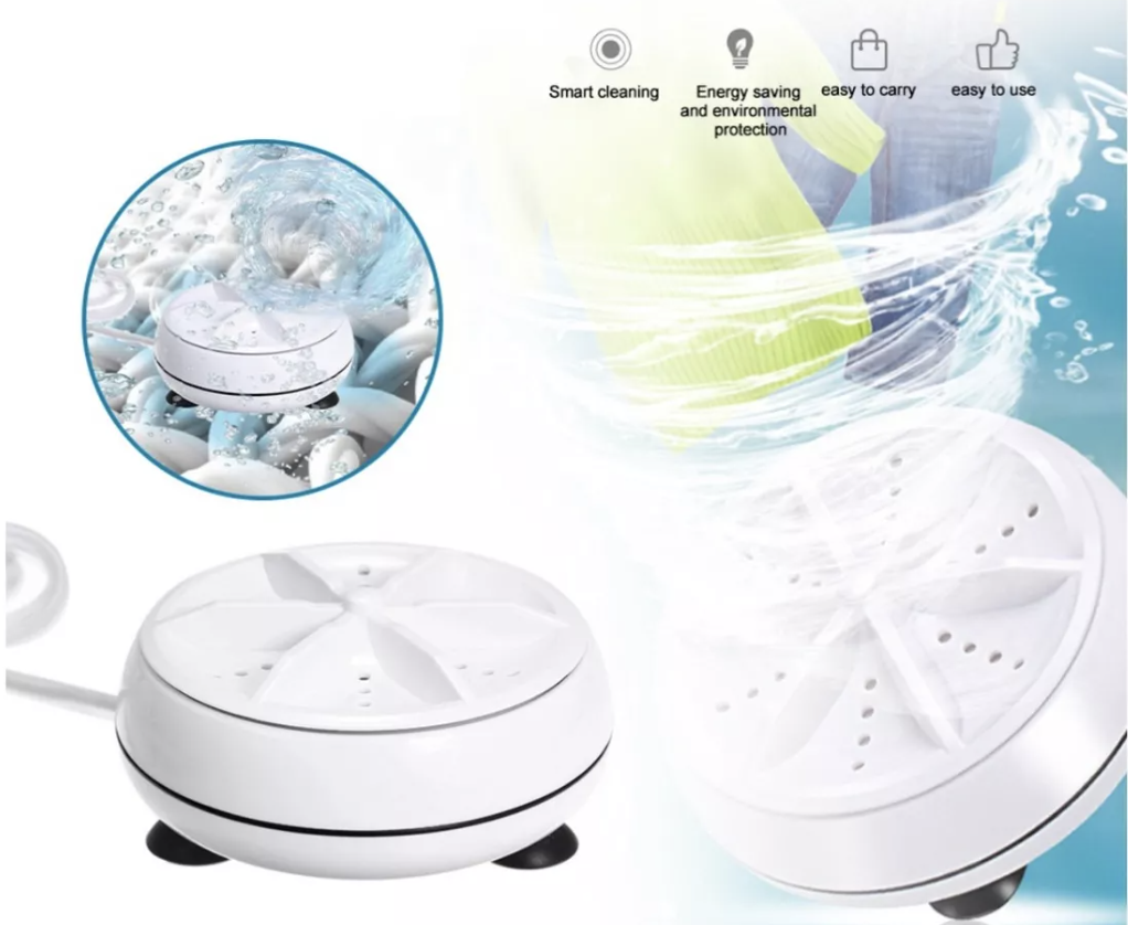 Miniatura 7 de Mini Lavadora Portátil Giratoria Turbina